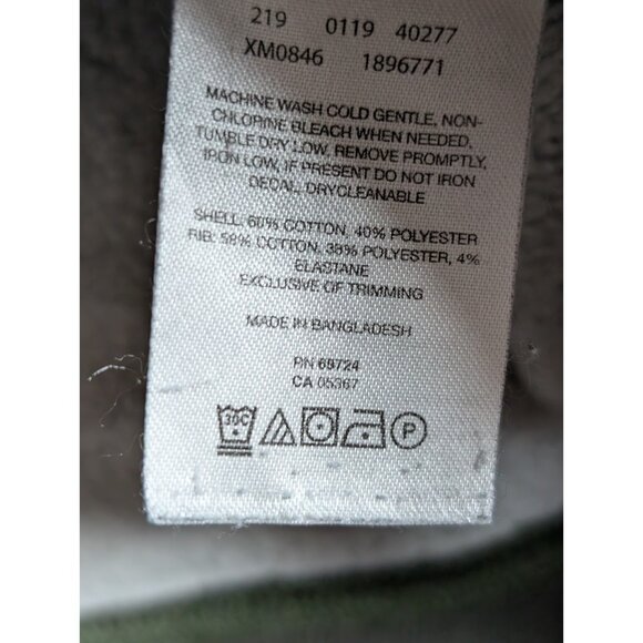 Columbia Sweater Mens Size Medium Pine Green Quarter Zip Outdoor Casual Hiking - Picture 3 of 7